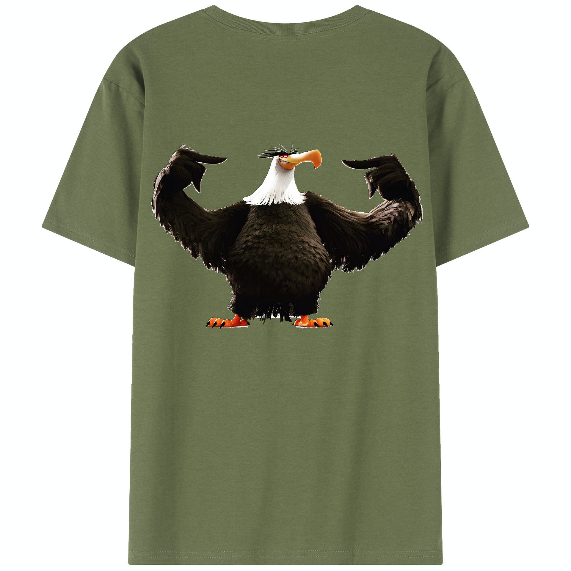 （画像用） Angry Birds アングリーバード 綿100％半袖Tシャツ（背面プリント）
